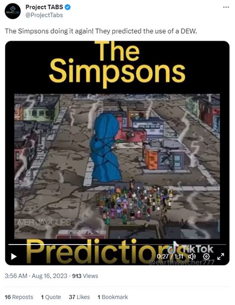 News video on One News Page on Tuesday, 15 August 2023. . Simpsons predict maui fire